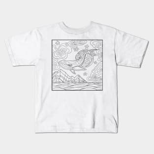 Floating in the sky Kids T-Shirt